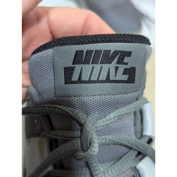 Nike Men's Blue & Gray Round Toe Lace-Up Closure High Top Sneakers Shoe Size 10 - Picture 5 of 9